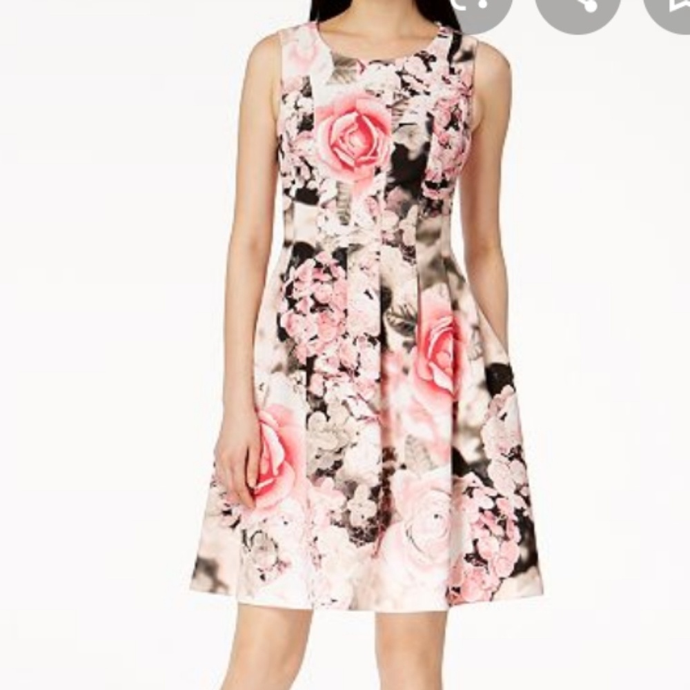 Fit flare dress